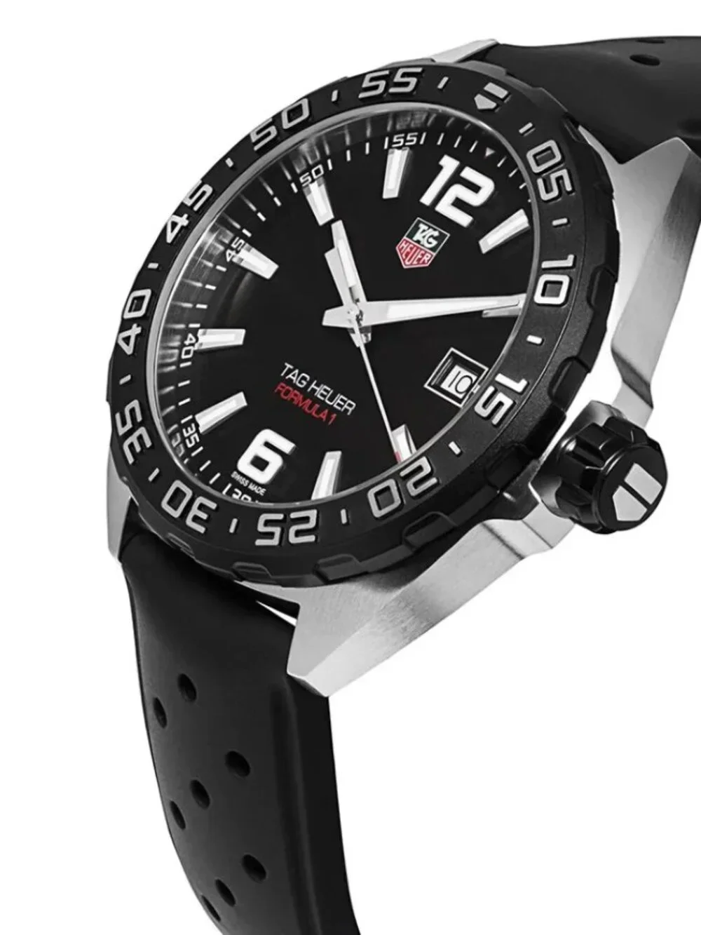 TAG Heuer Formula 1 WAZ1110 Black Dial & Black Rubber Strap Men's Watch